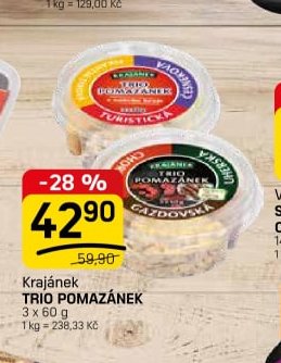 Krajánek Trio pomazánek