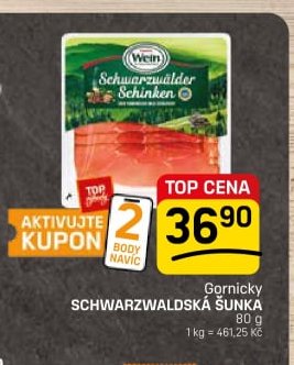 Gornicky Schwarzwaldská šunka