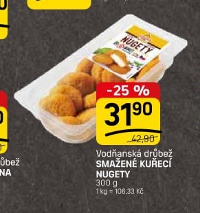 Vodňanská drůbež Smažené kuřecí nugety
