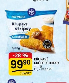 Křupavé kuřecí stripsy