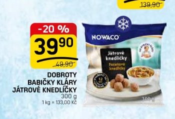 Dobroty babičky Kláry játrové knedlíčky