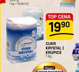 Cukr krystal/krupice