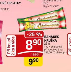 Banánek Hruška 25 g
