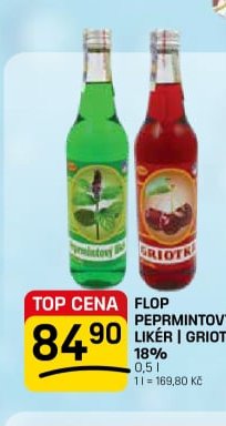 Flop Peprmintový likér / Griotka