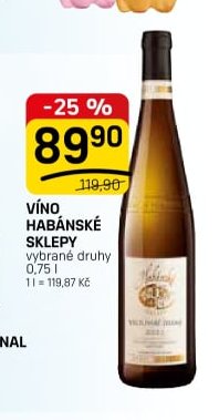 Víno Habánské sklepy