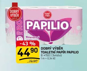 Papilio toaletní papír
