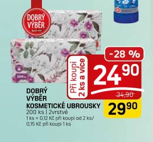 Kosmetické ubrousky