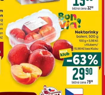 Nektarinky 500 g