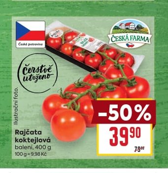 Rajčata koktejlová
