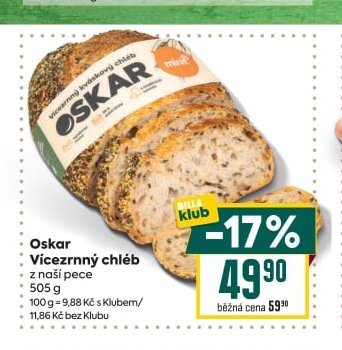 Oskar Vícezrnný chléb