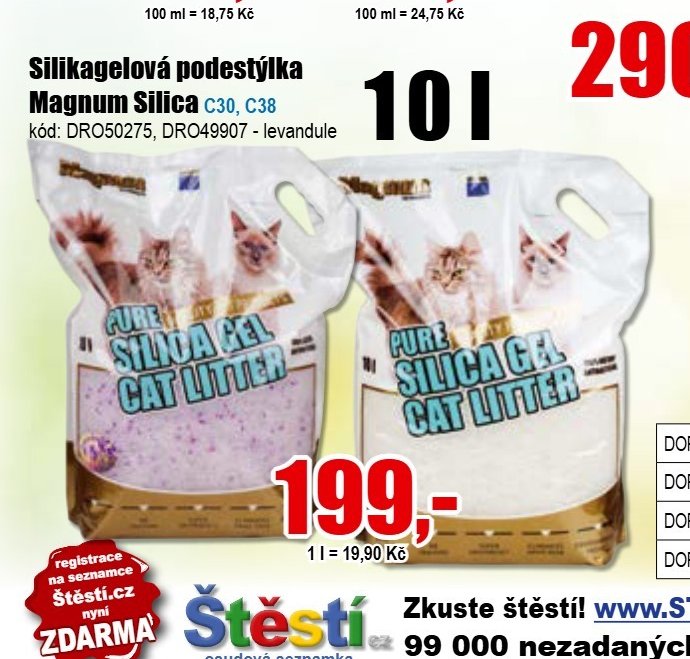 Silikagelová podestýlka Magnum Silica