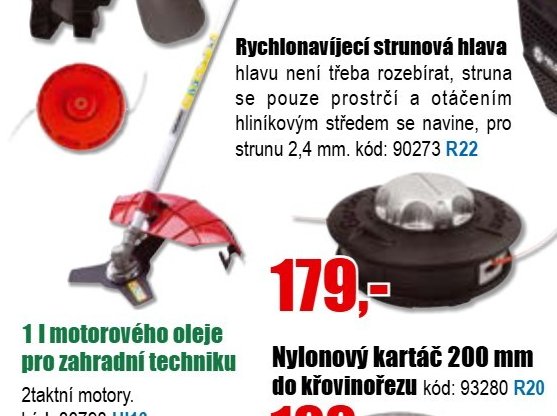 Rychlonavíjecí strunová hlava