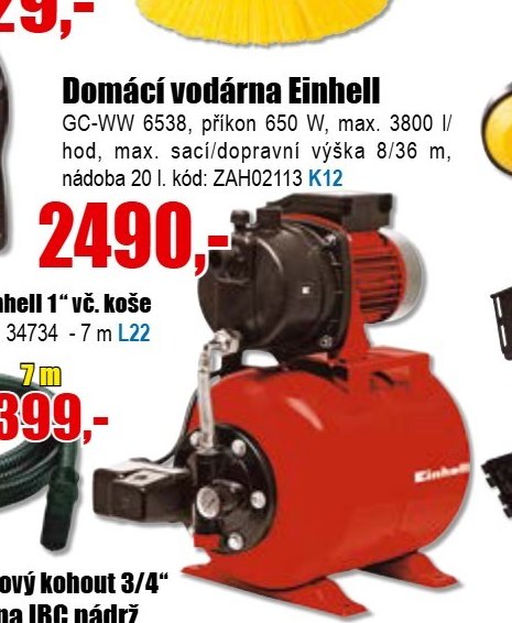 Domácí vodárna Einhell