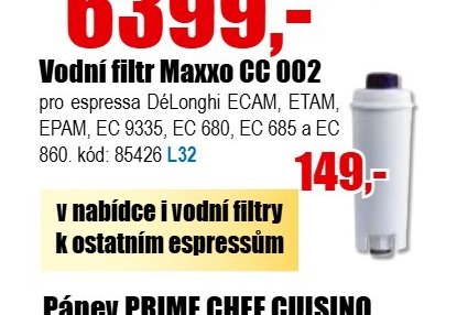 Vodní filtr Maxxo CC 002
