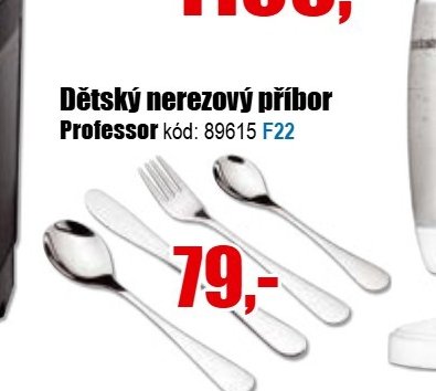 Dětský nerezový příbor Professor