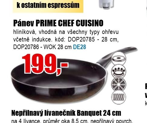 Pánev PRIME CHEF CUISINO
