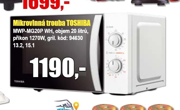 Mikrovlnná trouba TOSHIBA