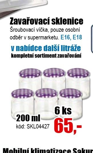 Zavařovací sklenice