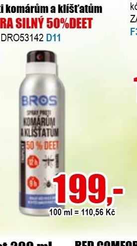 BROS repelent 180 ml