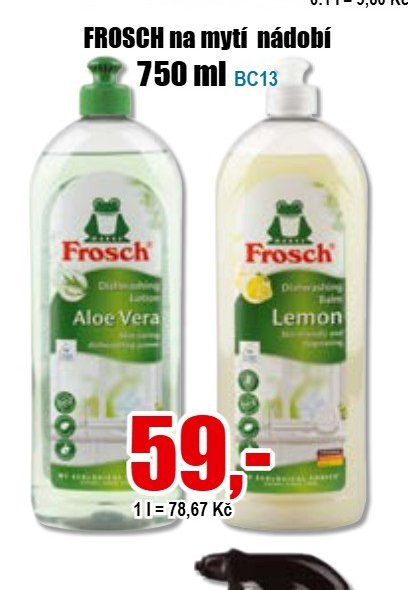 FROSCH na mytí nádobí 750 ml