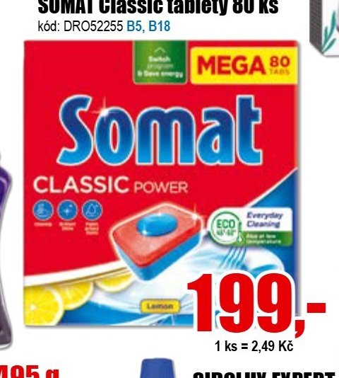 SOMAT Classic tablety 80 ks