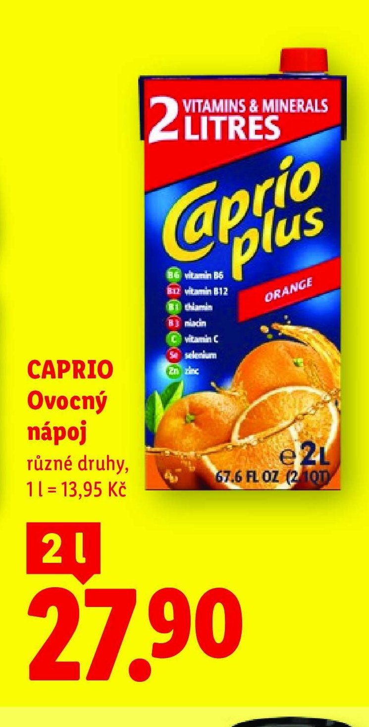 CAPRIO Ovocný nápoj