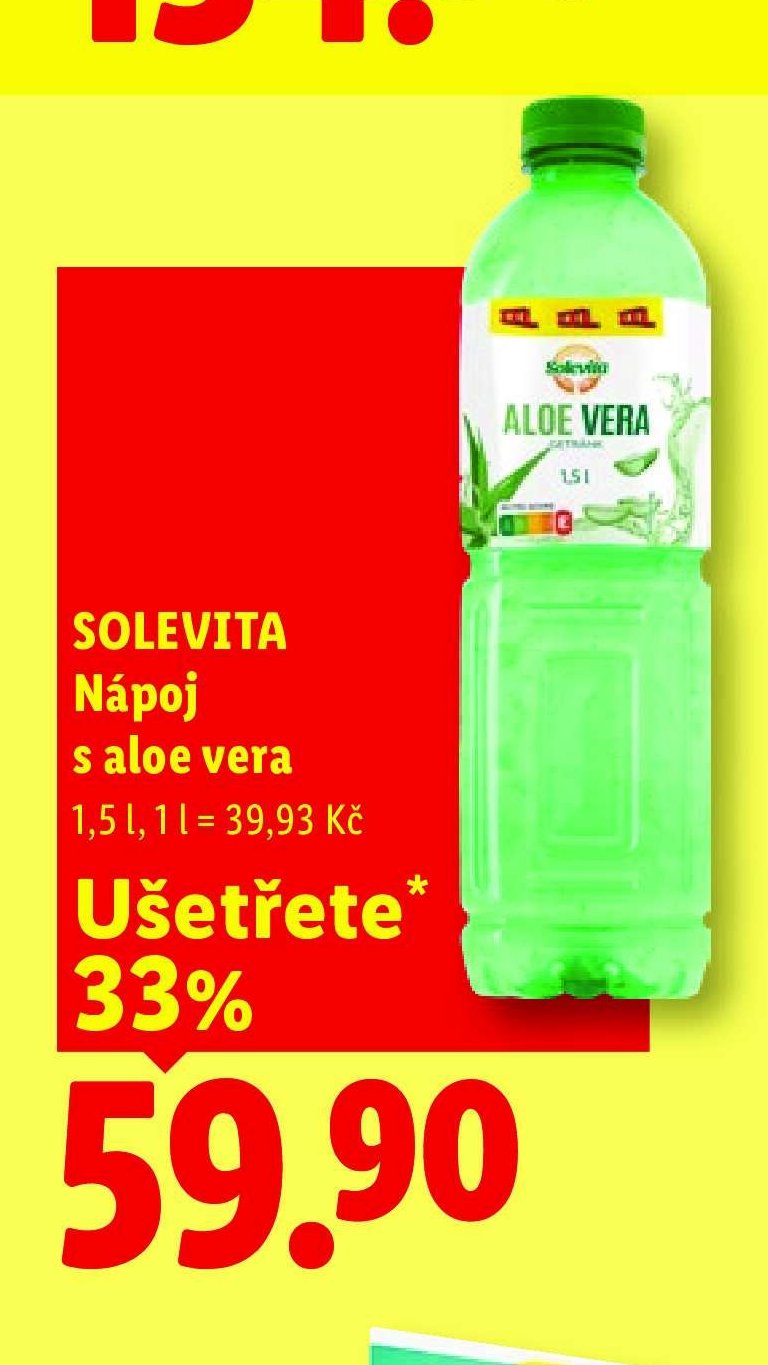 SOLEVITA Nápoj s aloe vera