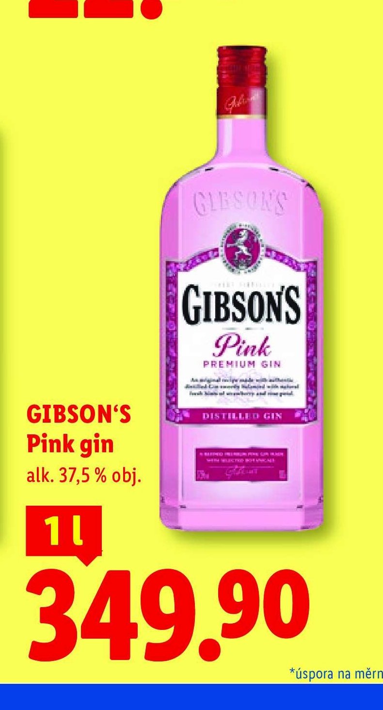 GIBSON'S Pink gin