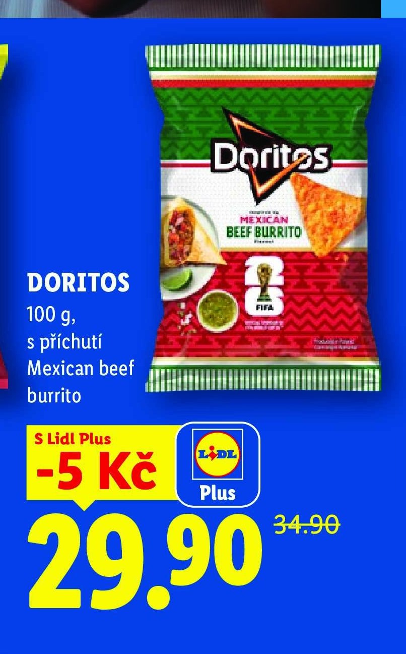 DORITOS 100 g, Mexican beef burrito
