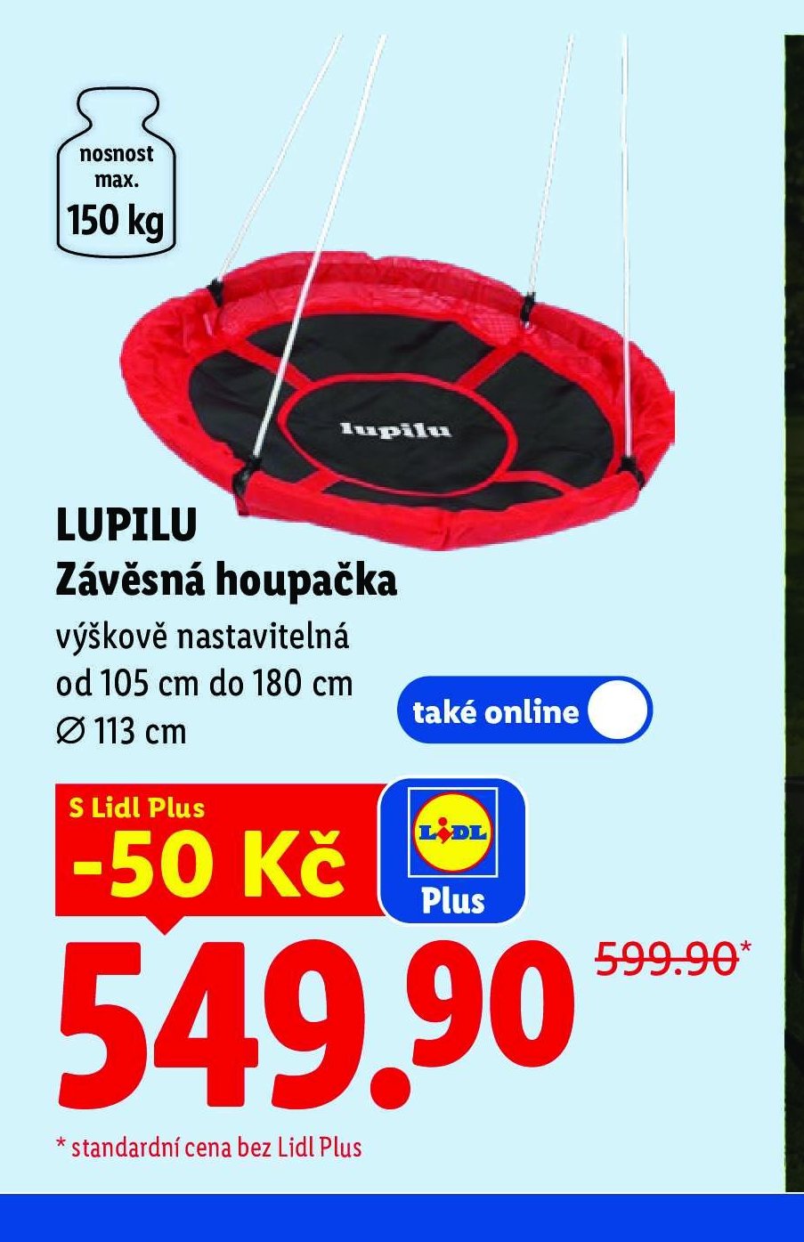 LUPILU Závěsná houpačka