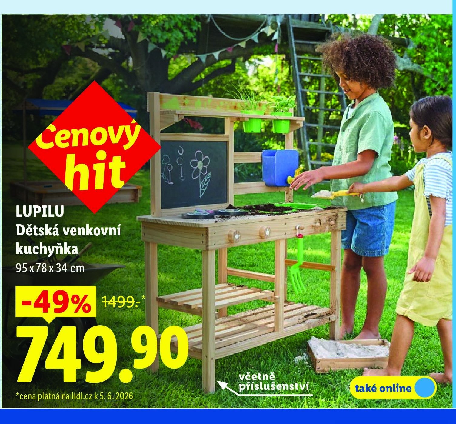 LUPILU Dětská venkovní kuchyňka