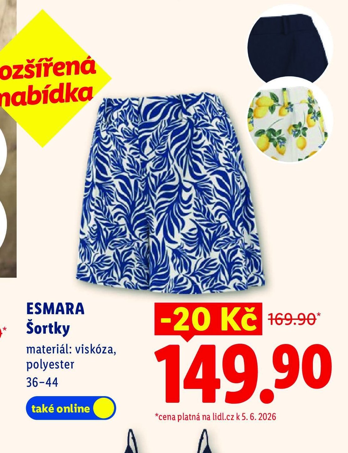 ESMARA Šortky