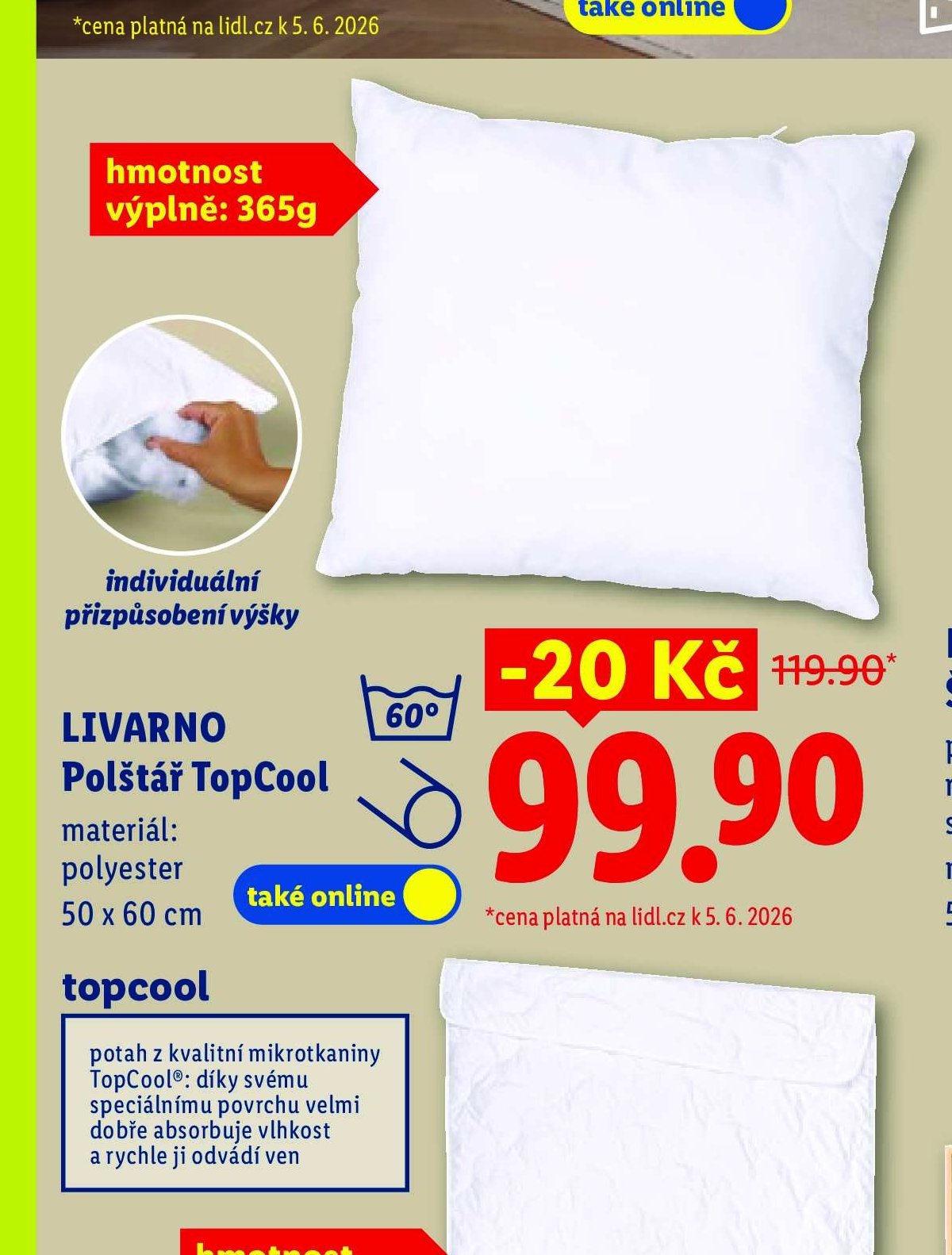 LIVARNO Polštář TopCool