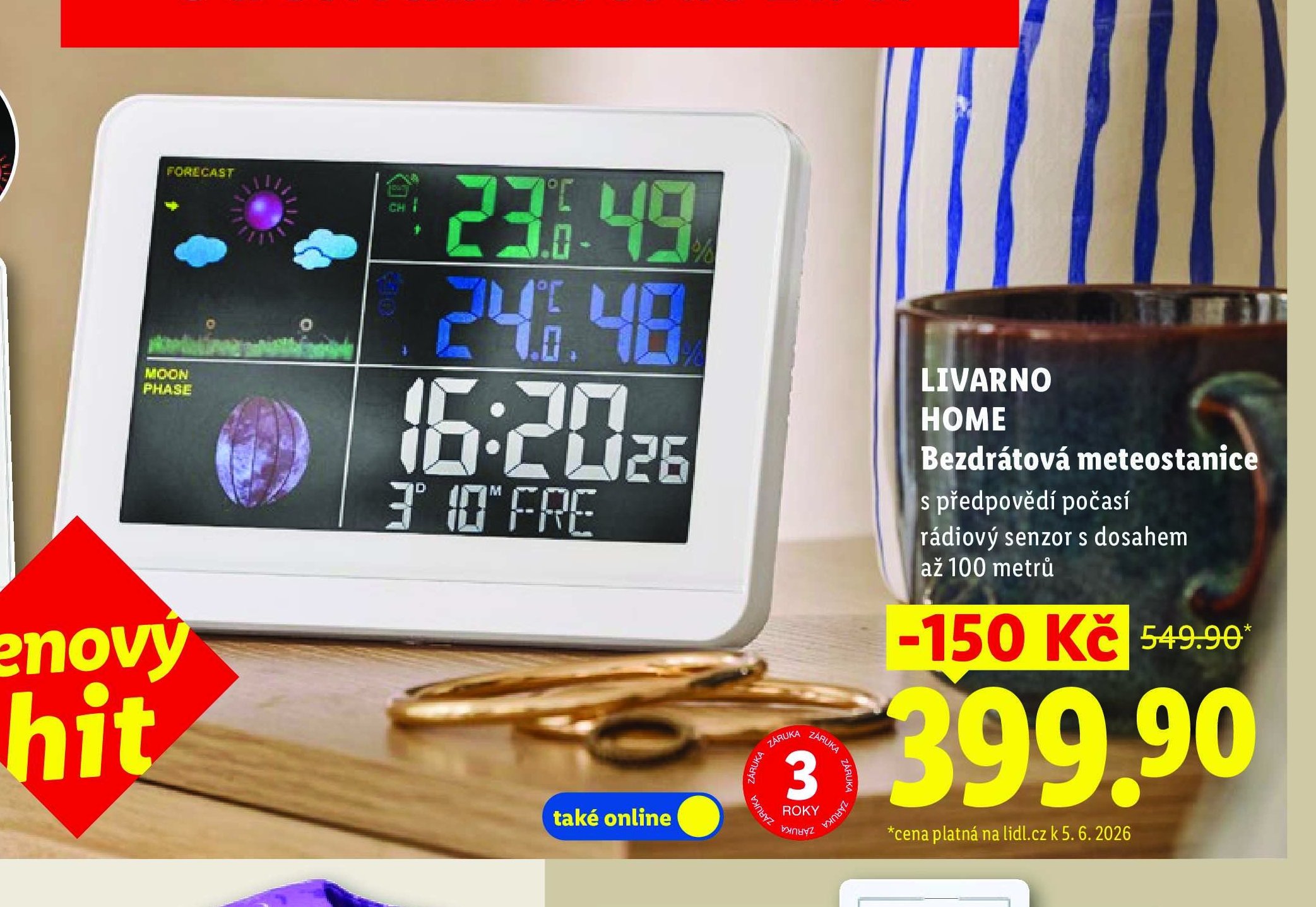 LIVARNO HOME Bezdrátová meteostanice