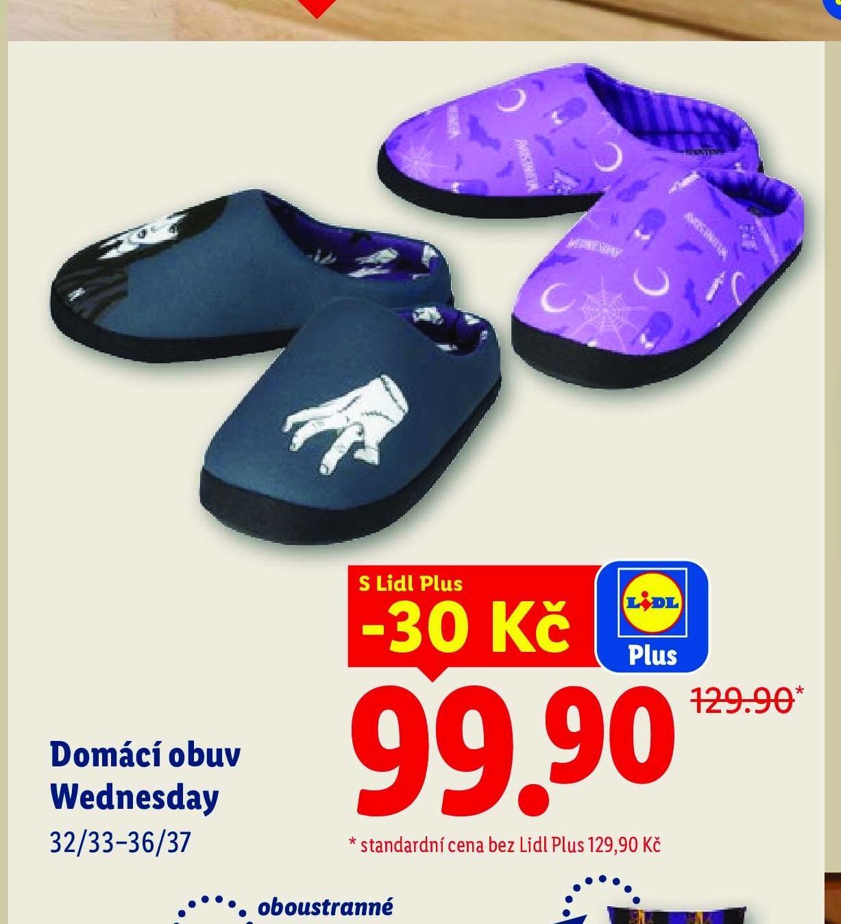 Domácí obuv Wednesday