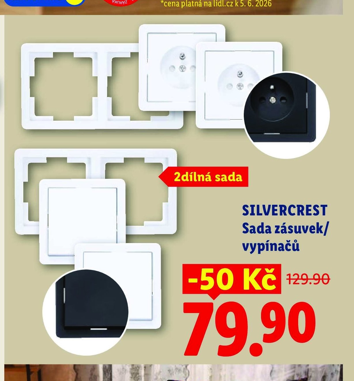 SILVERCREST Sada zásuvek/vypínačů