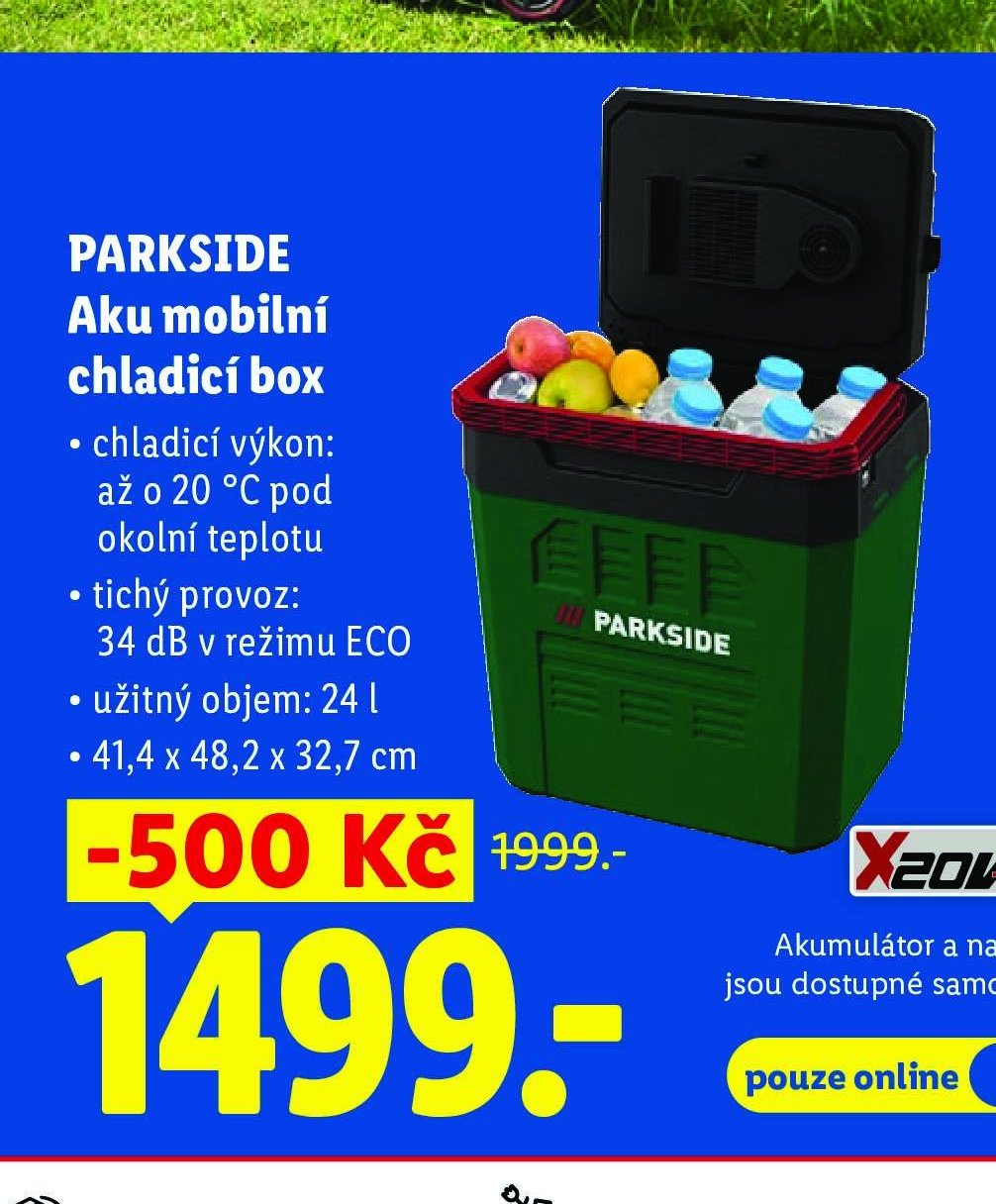 PARKSIDE Aku mobilní chladicí box