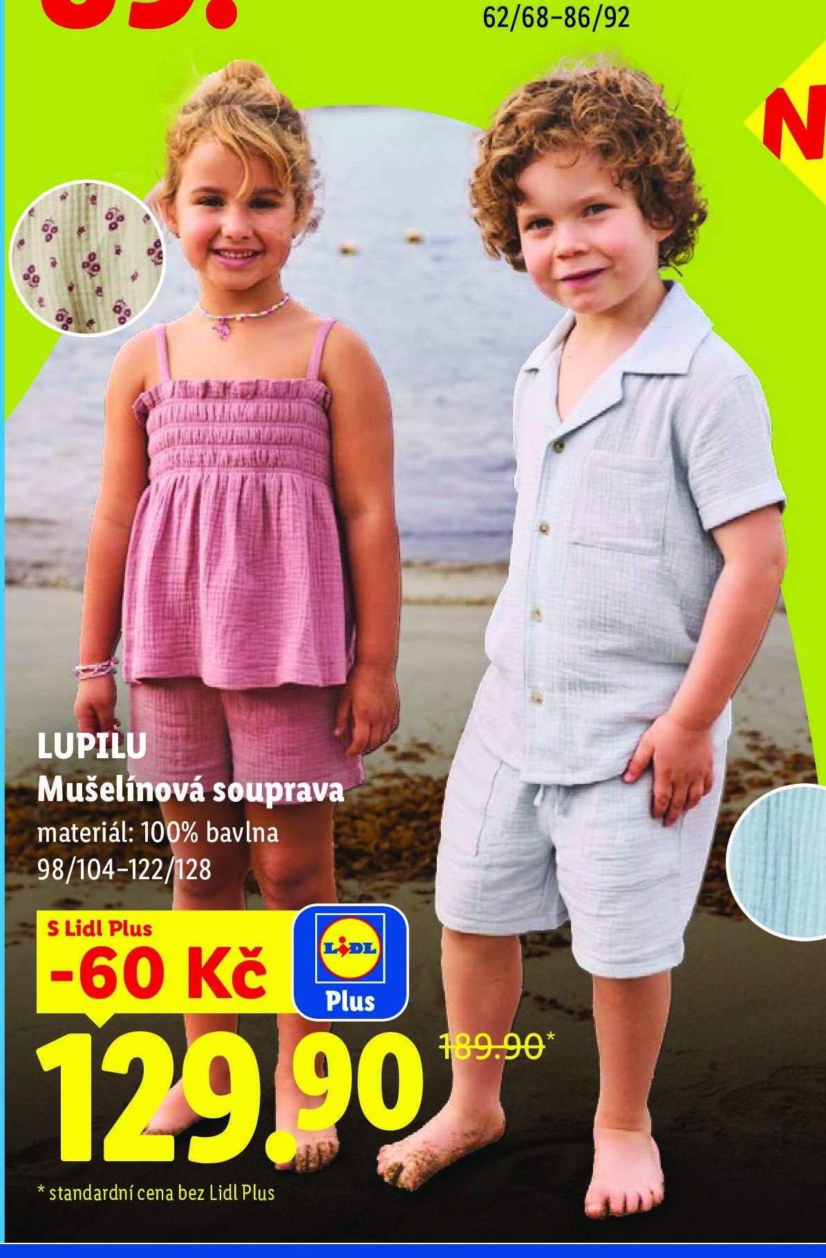 Lupilu Mušelínová souprava