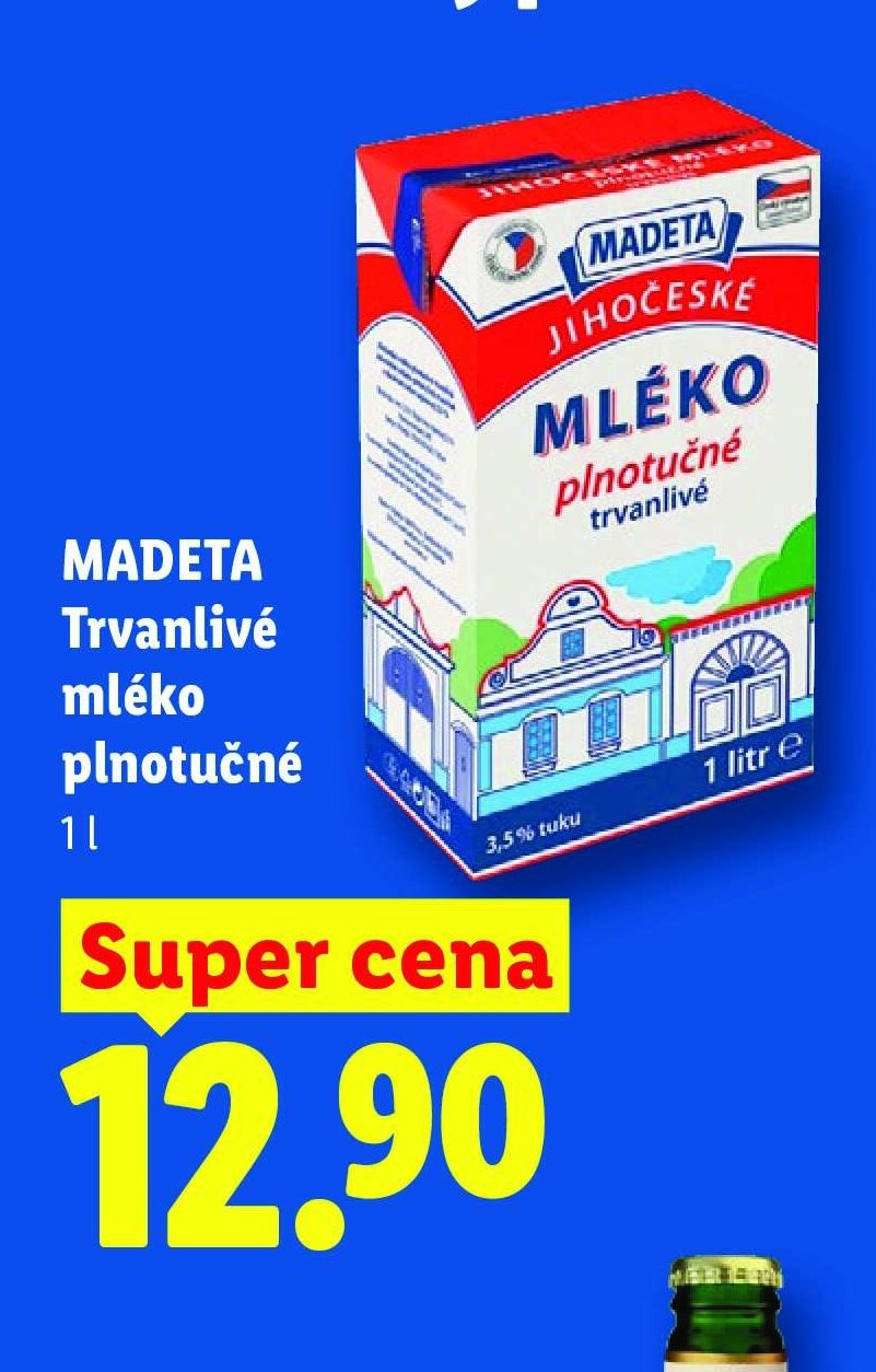 MADETA Trvanlivé mléko plnotučné