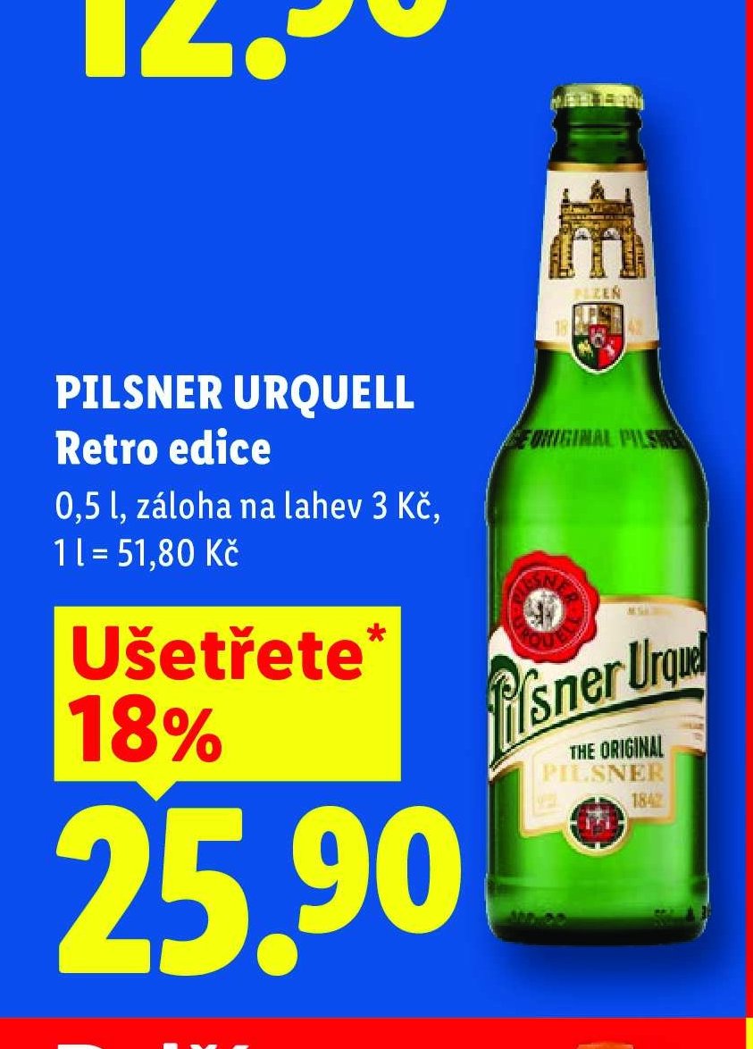 PILSNER URQUELL Retro edice