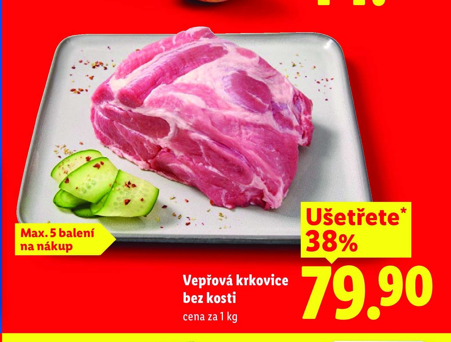 Vepřová krkovice bez kosti