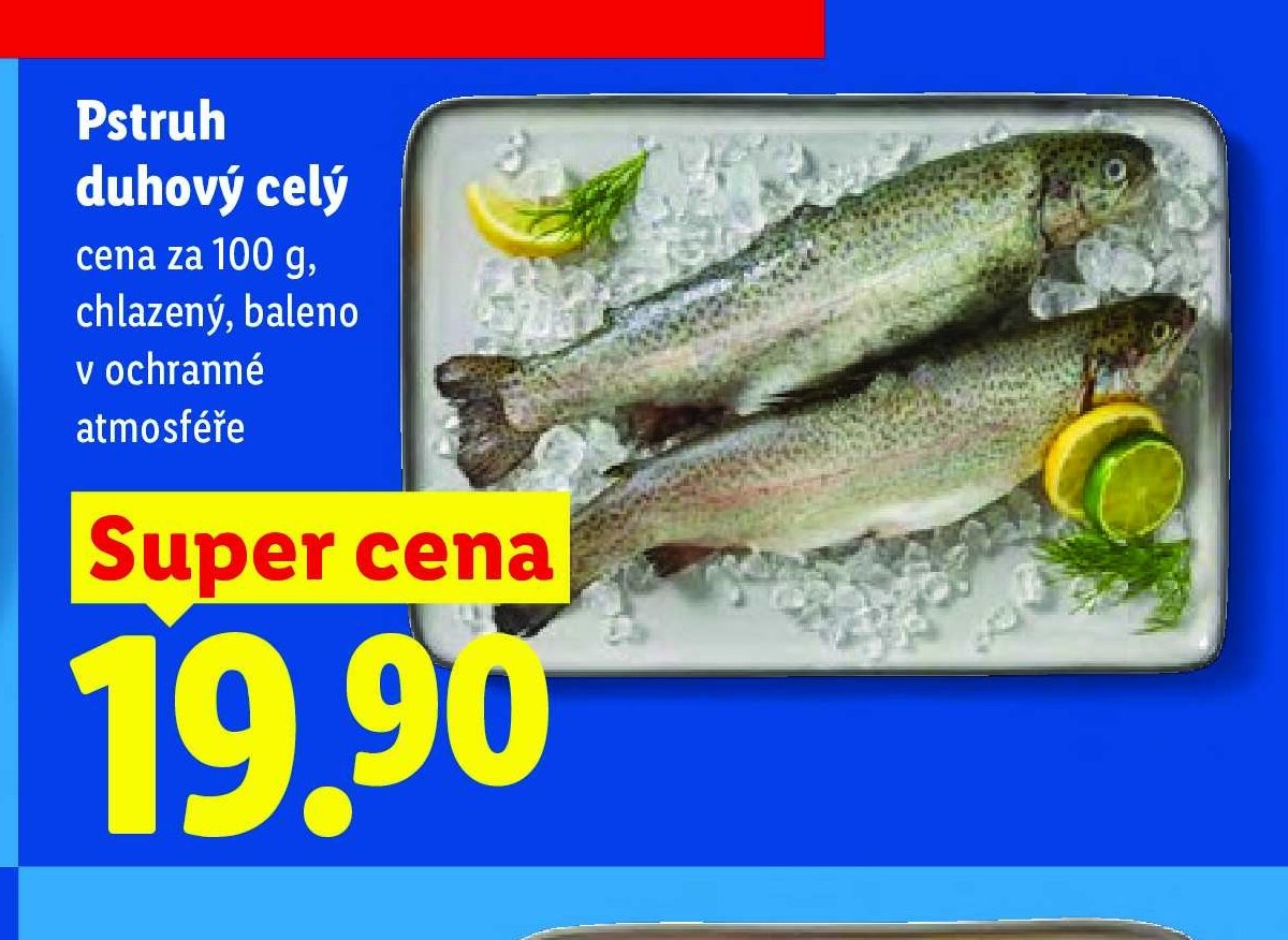 Pstruh duhový celý