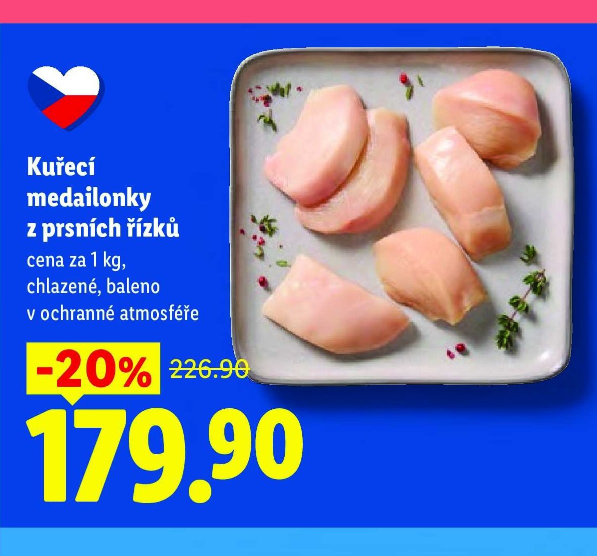 Kuřecí medailonky z prsních řízků