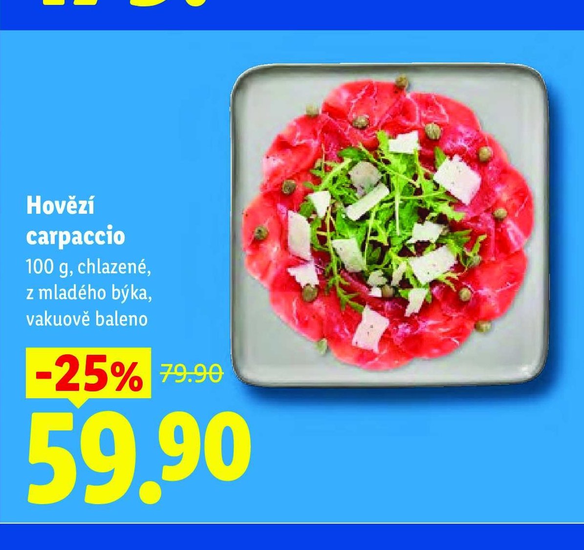 Hovězí carpaccio