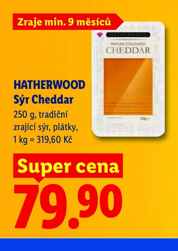 HATHERWOOD Sýr Cheddar