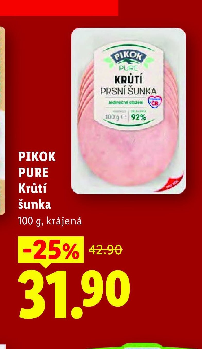 PIKOK PURE Krůtí šunka