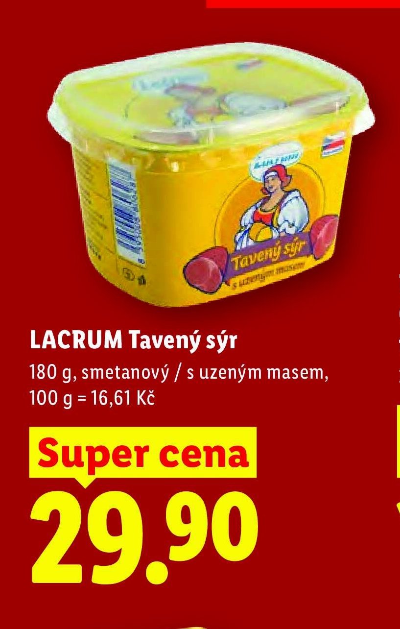 LACRUM Tavený sýr