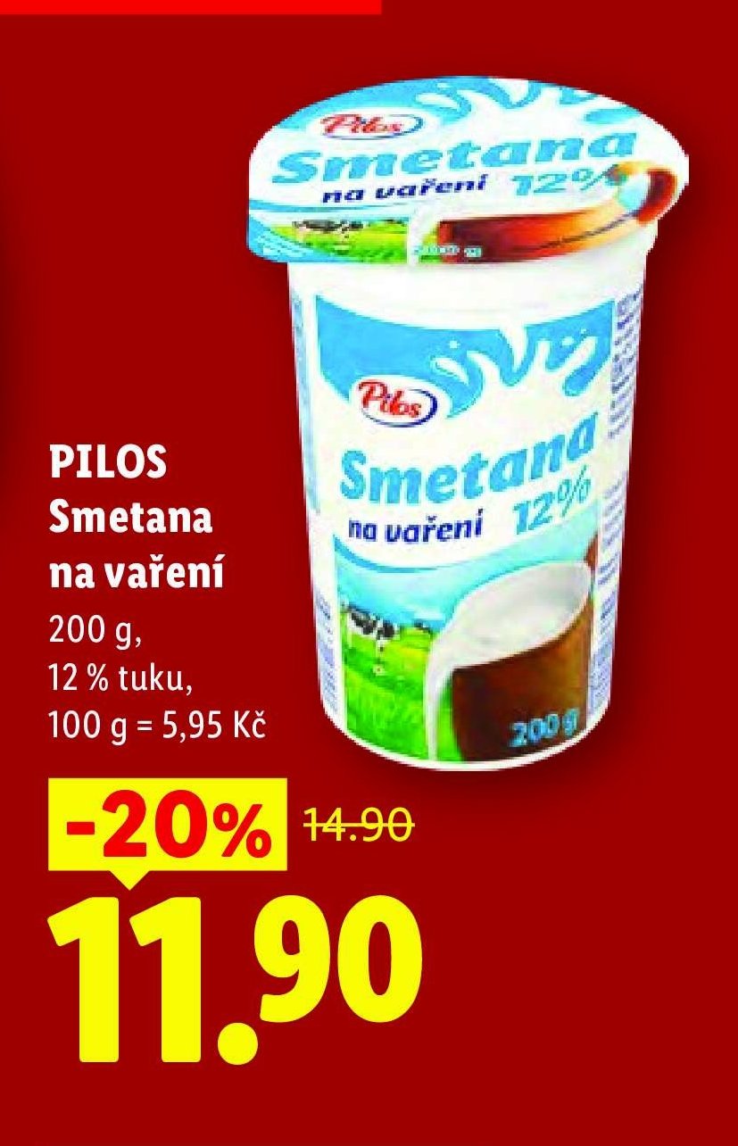 PILOS Smetana na vaření