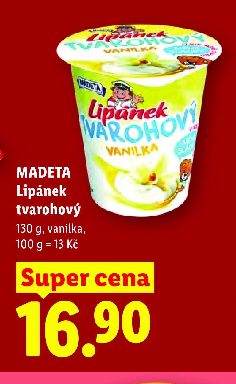 MADETA Lipánek tvarohový