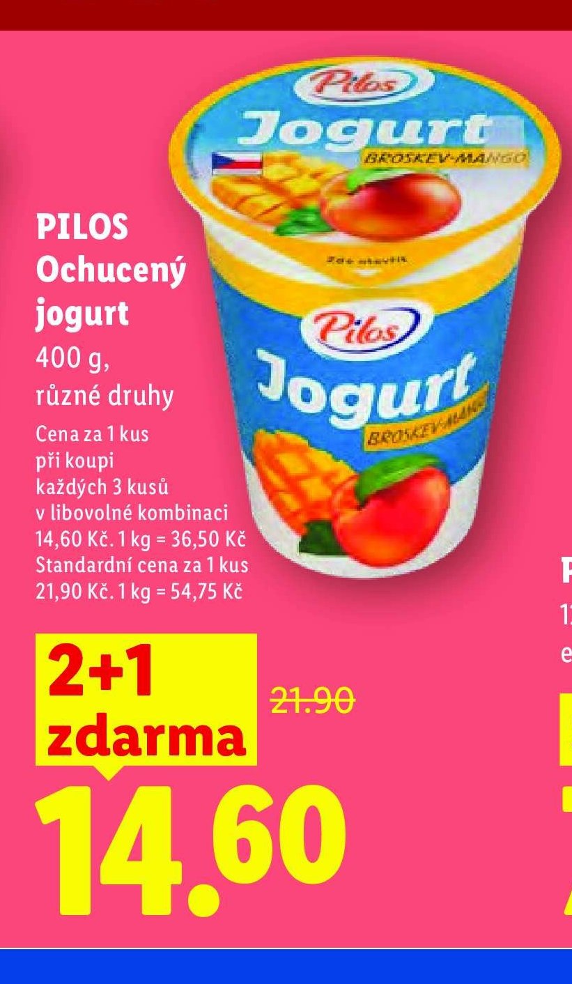 PILOS Ochucený jogurt